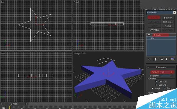 3DSMAX制作雨伞 脚本之家 3DSMAX建模教程