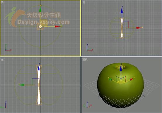 3dsmax制作逼真的苹果 脚本之家 3dsmax入门教程