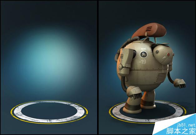 3DSMAX制作机器人 脚本之家 3DSMAX建模教程