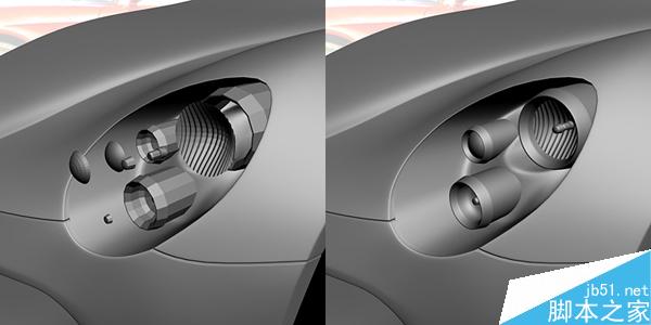 3dsmax打造阿尔法罗密欧敞篷跑车模型 脚本之家 3ds max建模教程