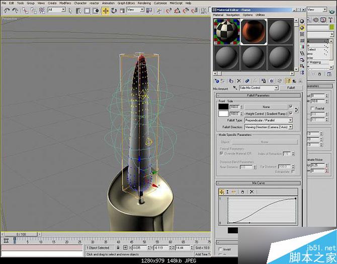 3DSMAX制作逼真的蜡烛 脚本之家 3DSMAX建模教程
