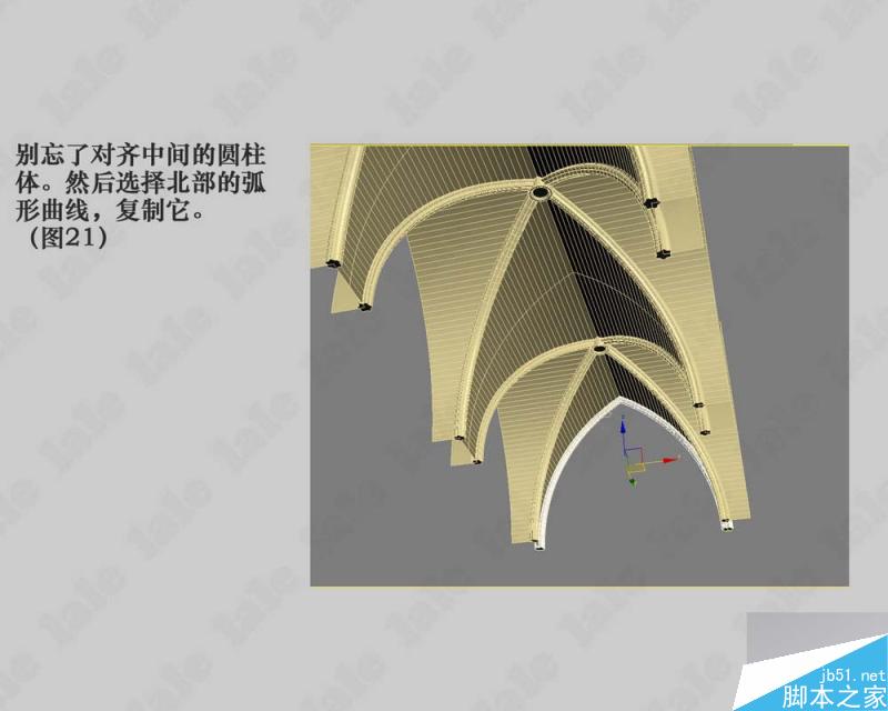3dmax建模哥特式教堂内景系列教程 脚本之家 3dmax建模教程
