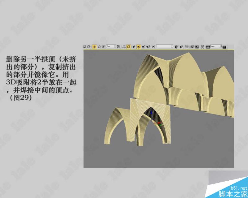 3dmax建模哥特式教堂内景系列教程 脚本之家 3dmax建模教程