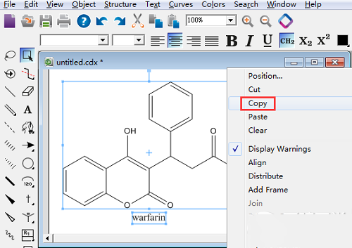 怎么把ChemDraw编辑好的结构图插入Word ChemDraw使用教程