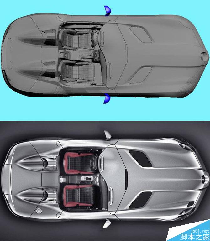 3DS MAX打造极品奔驰跑车 脚本之家 3DSMAX教程