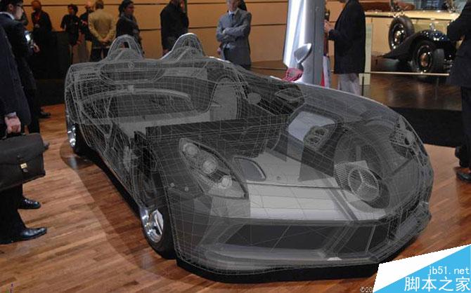3DS MAX打造极品奔驰跑车 脚本之家 3DSMAX教程
