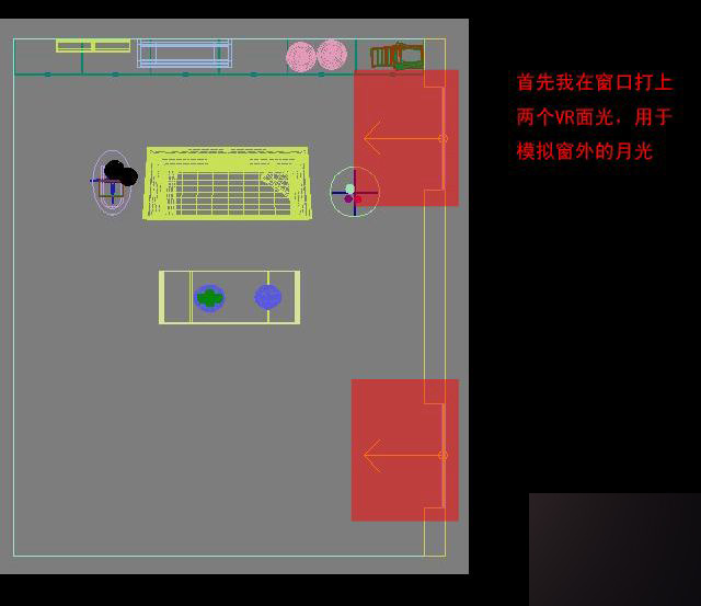 3DMAX室内渲染:空间夜景布光手法教程 脚本之家 3DSMAX室内教程