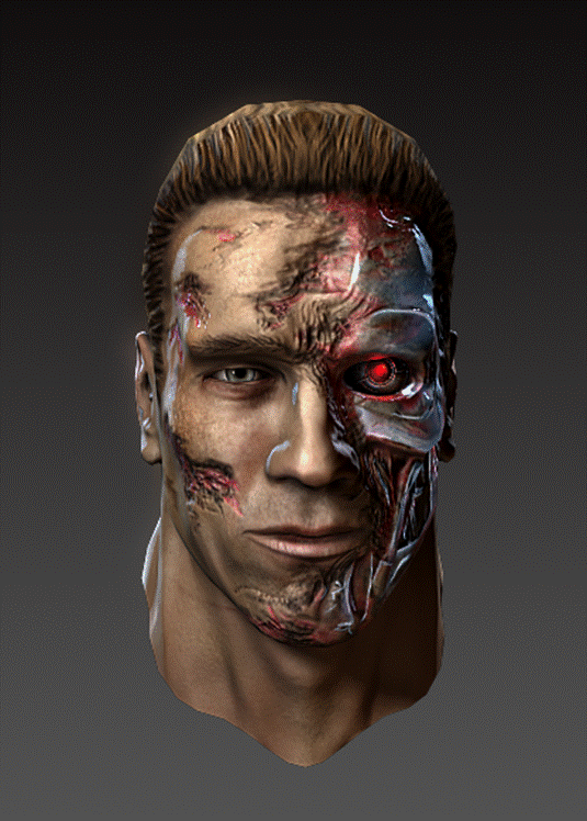 3ds max打造终结者头部模型 脚本之家 3DSMAX教程