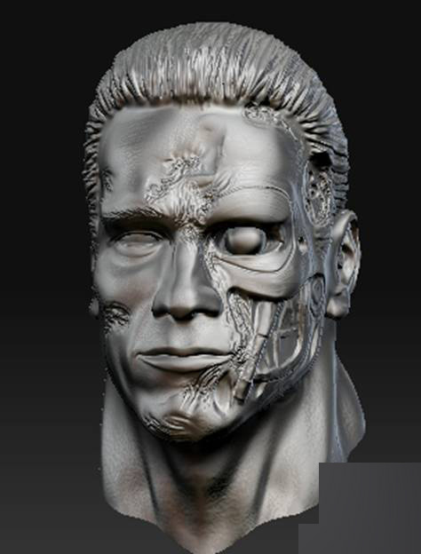 3ds max打造终结者头部模型 脚本之家 3DSMAX教程