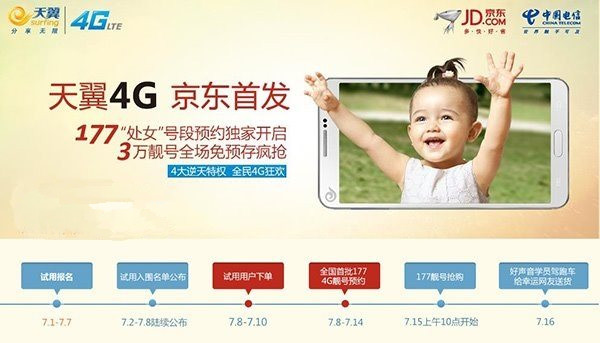 京东177号段预约申请流程