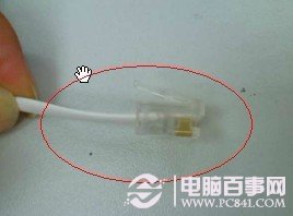 电话线接法成功--电话水晶头就做好了