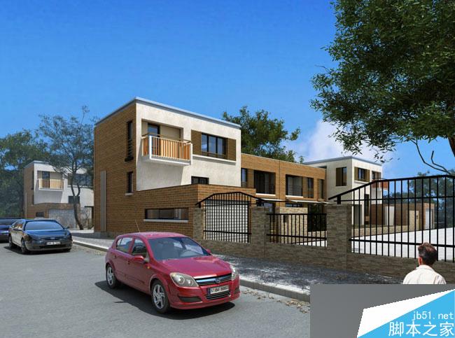 建筑渲染技术新时代—模型渲染 脚本之家 室外设计教程