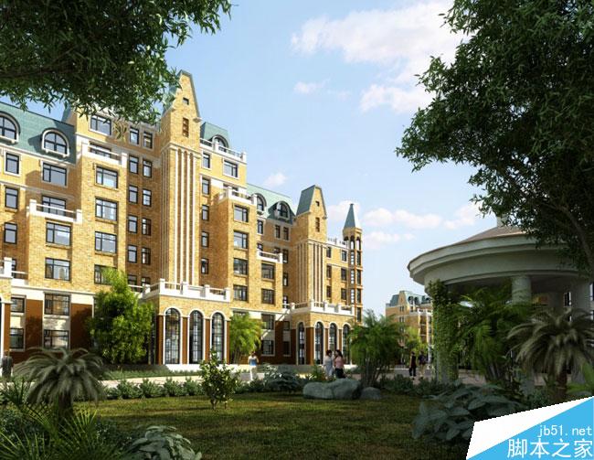 建筑渲染技术新时代—模型渲染 脚本之家 室外设计教程