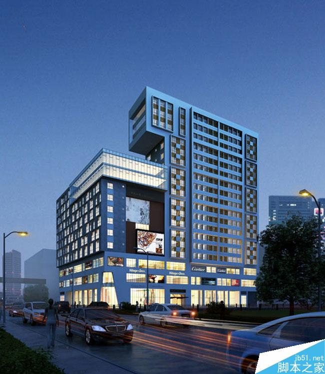 建筑渲染技术新时代—模型渲染 脚本之家 室外设计教程