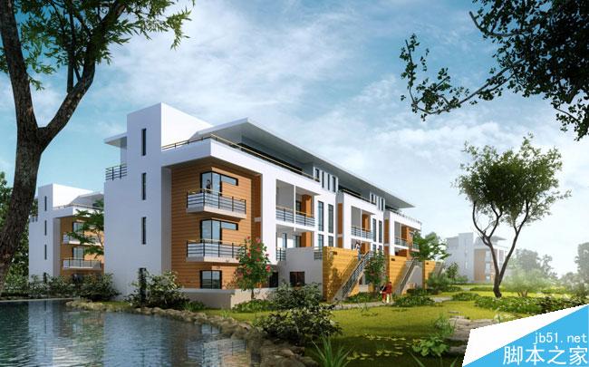 建筑渲染技术新时代—模型渲染 脚本之家 室外设计教程