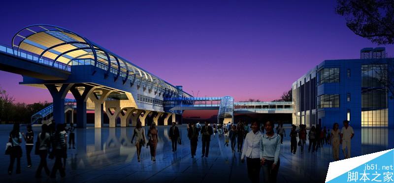 形式美法则在建筑表现中的应用 脚本之家 3DSMAX室外设计教程