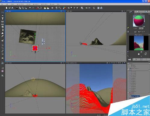 3ds Max打造逼真丛林峡谷景观 脚本之家 室外教程