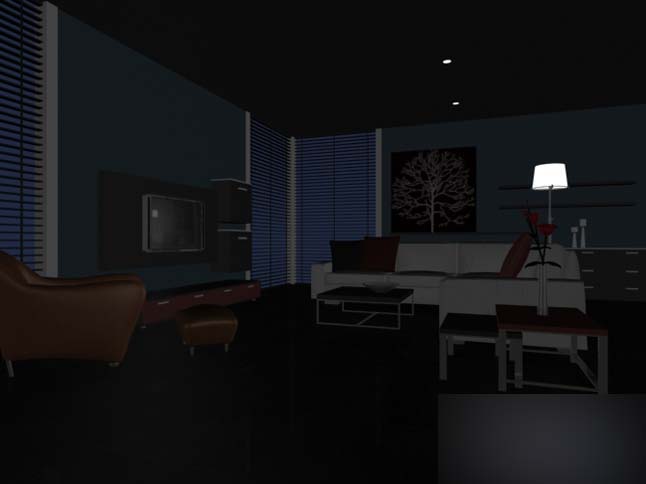 扫描线渲染室内效果图 脚本之家 3DSMAX室内教程