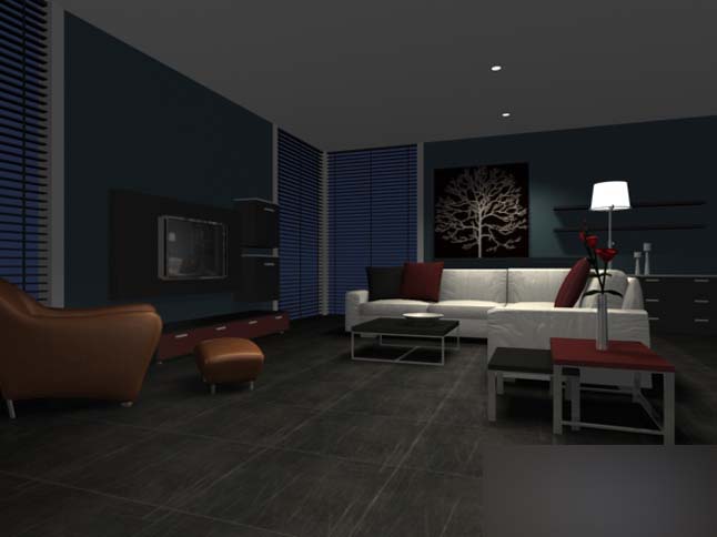 扫描线渲染室内效果图 脚本之家 3DSMAX室内教程