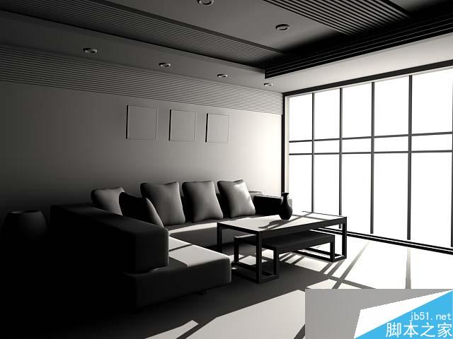 3DSMAX室内布光教程 脚本之家 3DSMAX室内设计教程