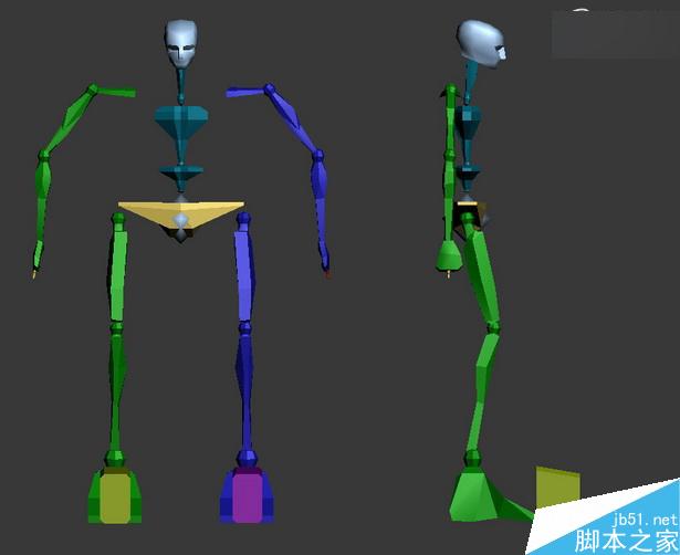 当大黄蜂遭遇钢铁侠制作解析 脚本之家 3DSMAX动画角色教程