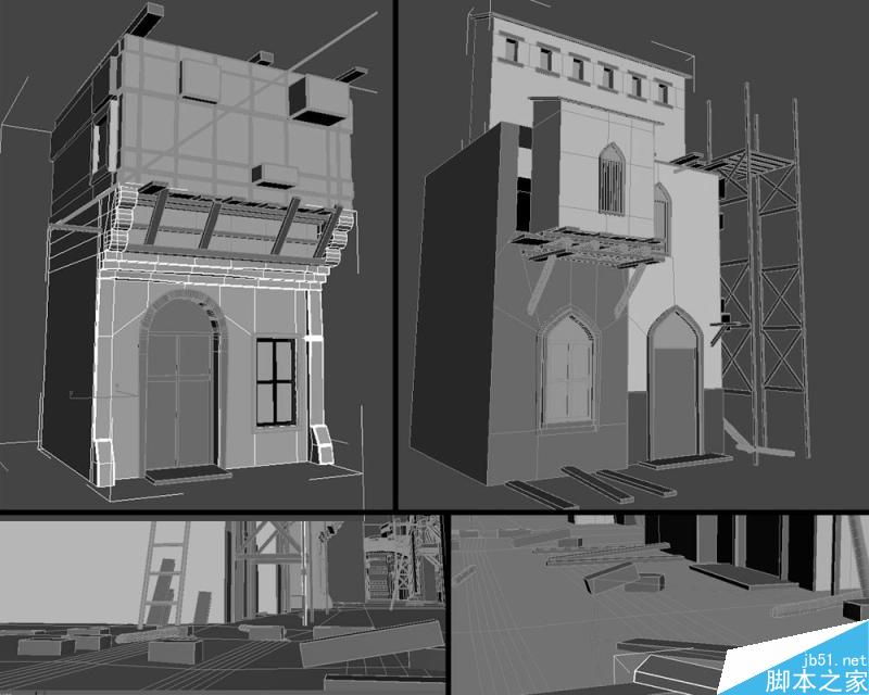 3ds Max打造静帧街道场景 脚本之家 动画教程