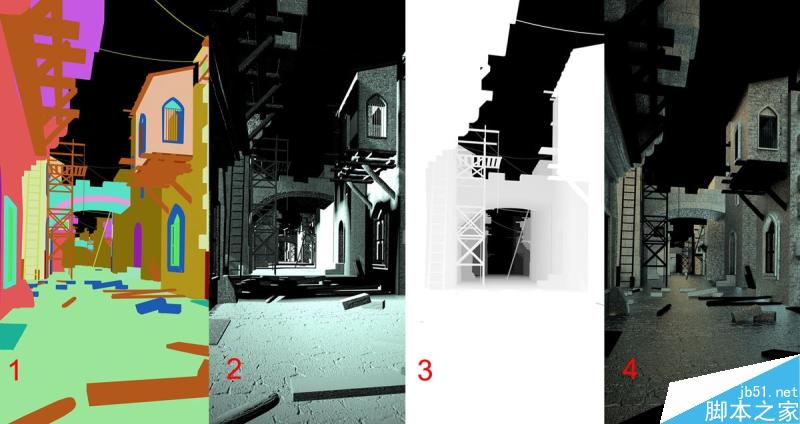 3ds Max打造静帧街道场景 脚本之家 动画教程