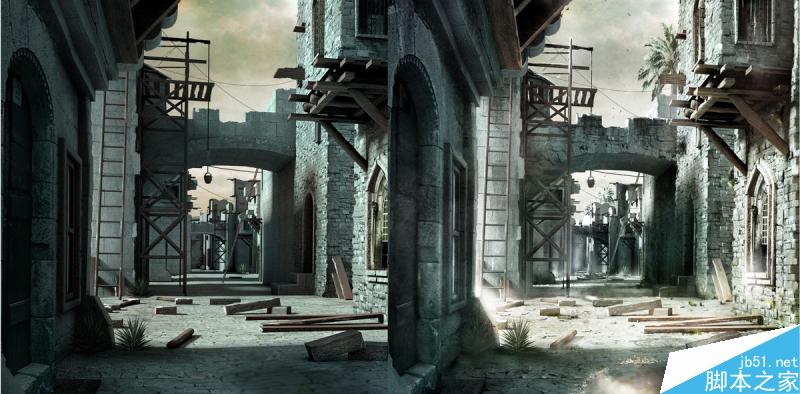 3ds Max打造静帧街道场景 脚本之家 动画教程