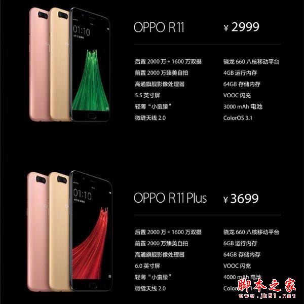 OPPO R11有几个版本？OPPO R11各版本区别对比详细评测