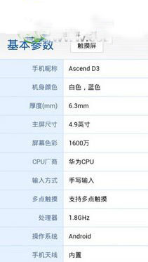 华为d3和d2的区别有哪些？哪个好？华为d3和华为d2配置对比评测1