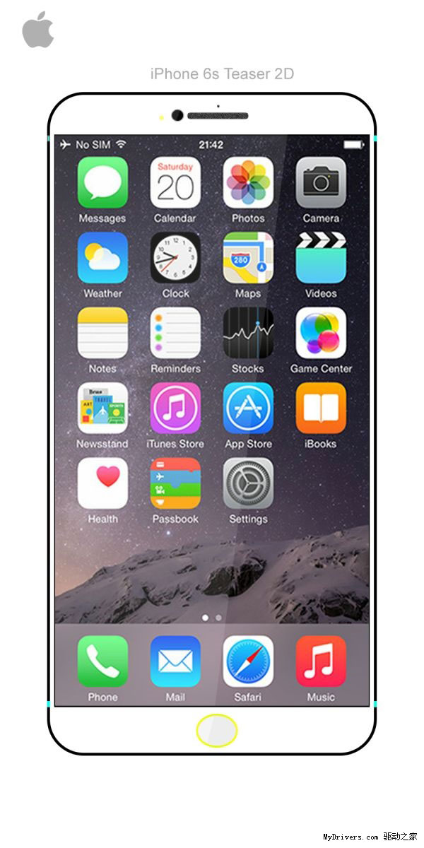 iPhone 6S概念设计再曝:配色大爱