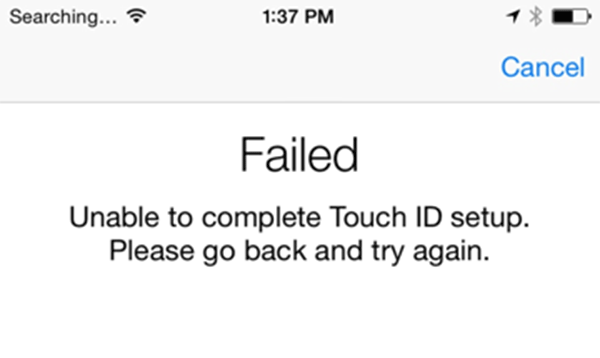 iPhone 6的Touch ID功能失效 iPhone 6的Touch ID功能失效