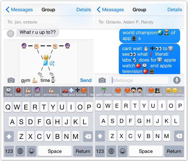可以一玩 文字转表情iOS8萌系键盘应用 