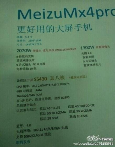 别急着买MX4 2K屏魅族MX4 Pro还在后面 