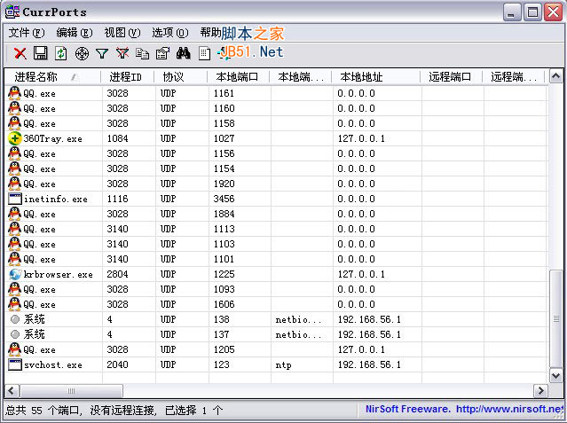 CurrPorts中文绿色版使用教程