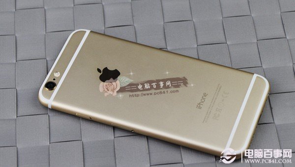 金色iPhone6背面外观