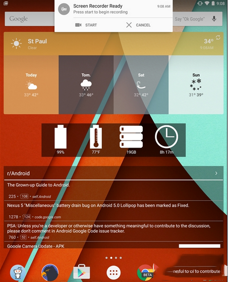 安卓5.0屏幕录像怎么用?安卓5.0屏幕录像使用教程