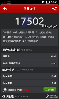 诺记安卓机绝唱 诺基亚XL4G升级版评测 
