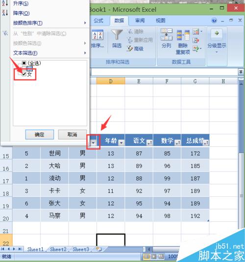 excel2007如何对编辑的内容进行排序和筛选?