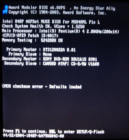 按f1才能开机(press f1 to continue)解决方法 三联教程