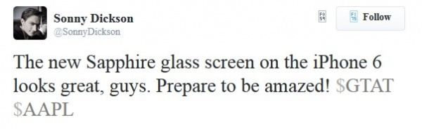 苹果前员工暗示 iPhone  6将配蓝宝石屏 