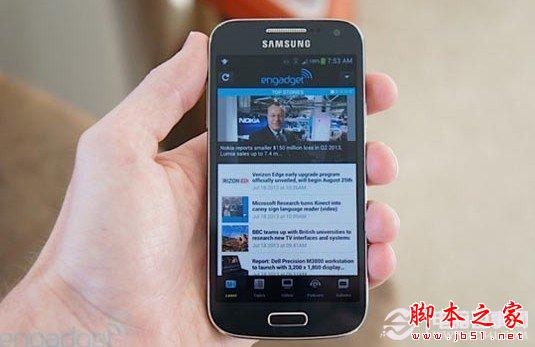 三星S4单手操控不错