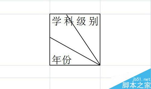Excel 斜表头的做法