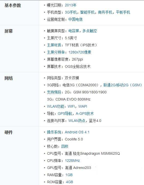 酷派5951和红米1S哪个好