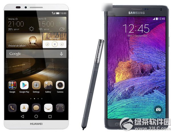 华为mate7和三星note4哪个好?华为mate7和三星note4对比1