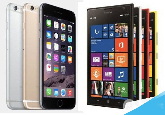 大屏的战斗 Lumia1520与iPhone6 Plus配置参数对比 