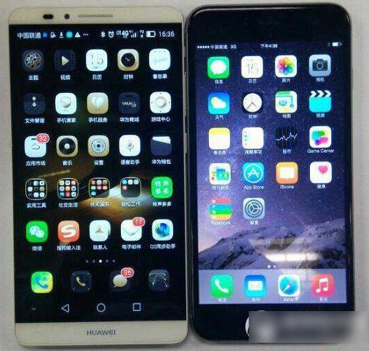 华为mate7和iphone6哪个好?华为mate7和iphone6对比评测1