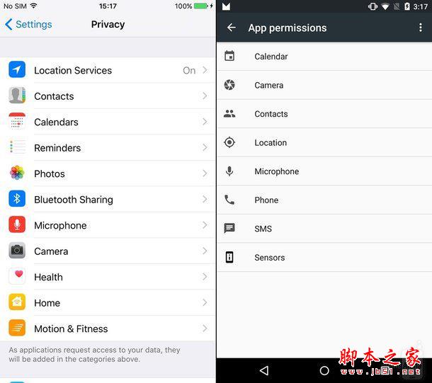 iOS 9 Beta与Android M系统对比