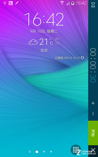侧边曲面屏 三星GALAXY Note Edge评测 