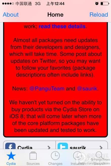 iOS8.1越狱更完美 Cydia Substrate已经可以兼容iOS8